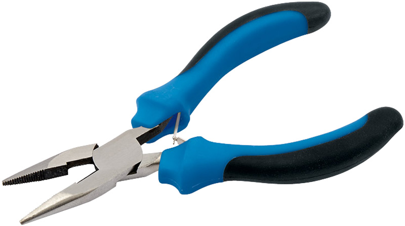 125mm Soft Grip Long Nose Mini Pliers - 12538 