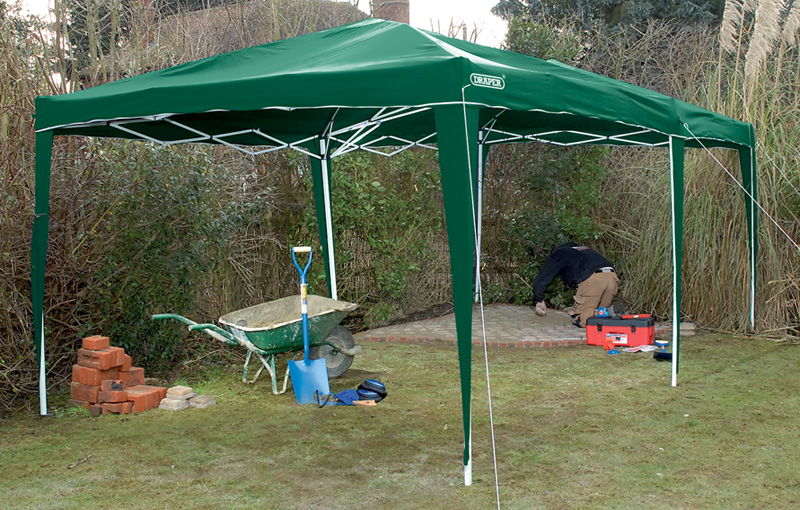 3m X 6m Green Folding Gazebo - 12890 