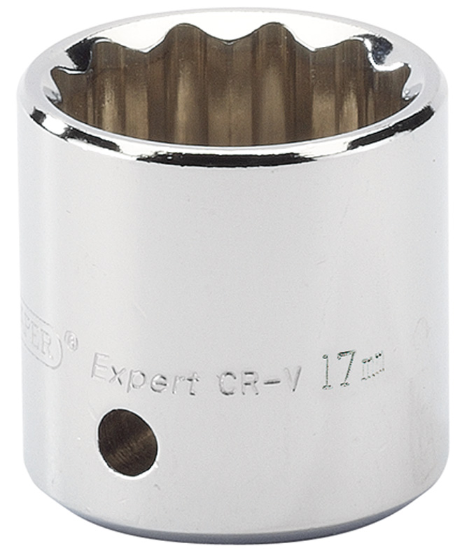 Expert 17mm 3/8" Square Drive Hi-Torq® 12 Point Socket (Sold Loose) - 13237 - SOLD-OUT!! 