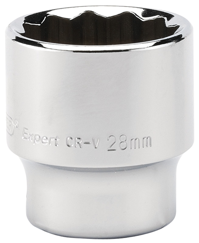 Expert 28mm 1/2" Square Drive Hi-Torq® 12 Point Socket (Sold Loose) - 13253 