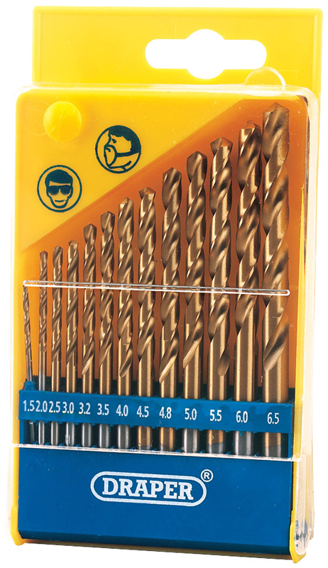 DIY Series 13 Piece HSS Metric Twist Drill Set - 13704 