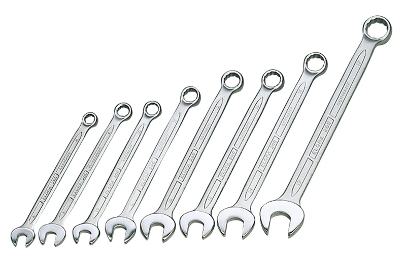 8 Piece Elora Long Metric Combination Spanner Set - 13710 