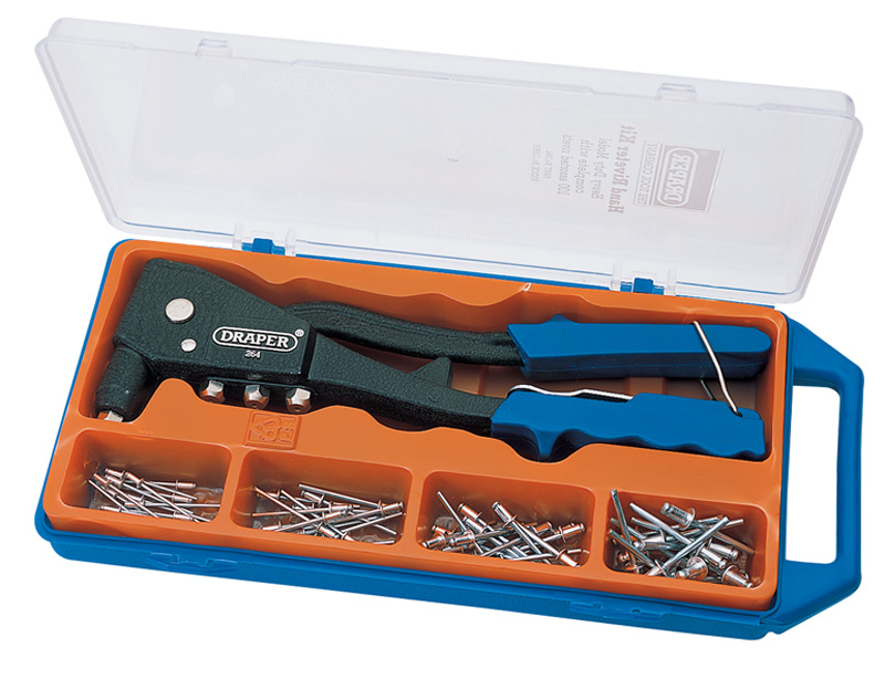 Hand Riveter Kit For Aluminium Rivets - 13963 