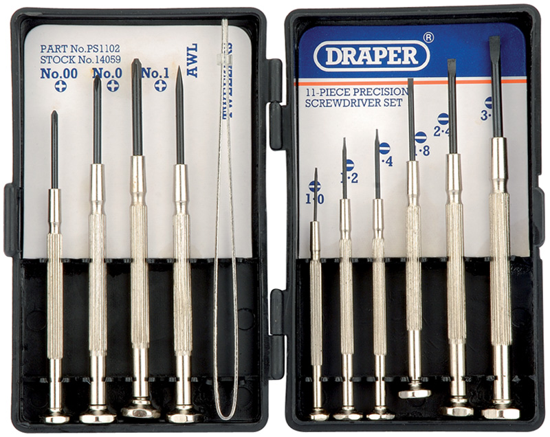 11 Piece Precision Screwdriver Set - 14059 