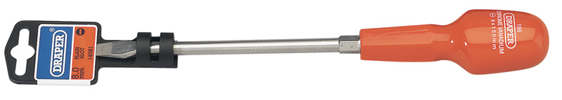 8mm X 150mm Plain Slot Cabinet Pattern Screwdriver - 14081 