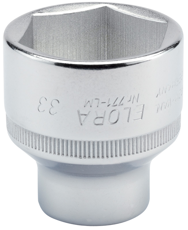 Expert 33mm 1/2" Square Drive Elora Hexagon Socket (Sold Loose) - 15322 