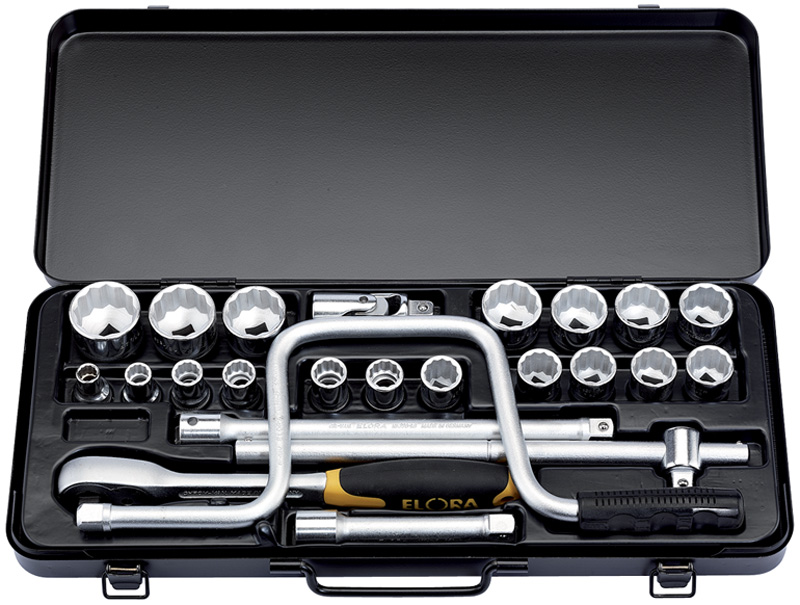 24 Piece 1/2" Square Drive Elora Imperial Socket Set - 15362 