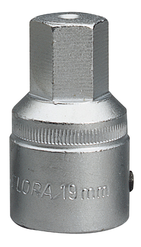 19mm 3/4" Square Drive Elora Hexagon Screwdriver Socket - 15554 