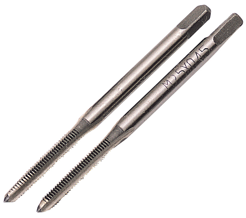 2.5mm Coarse Hand Taps Taper And Plug - 18073 