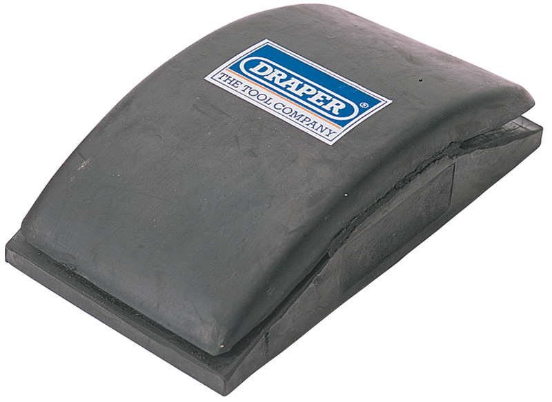 125 X 70 X 35mm Rubber Sanding Block - 18936 