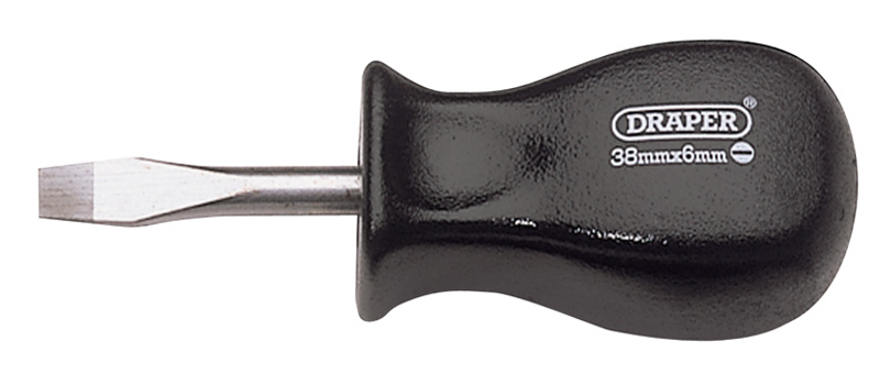 6mm X 38mm Plain Slot Mechanics Screwdriver - 19539 