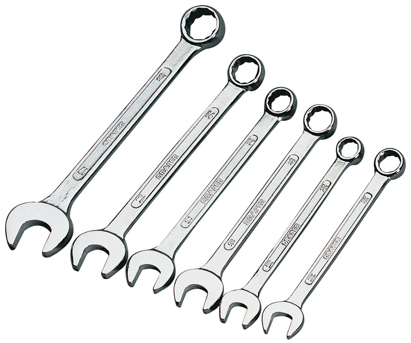 DIY Series 6 Piece Metric Combination Spanner Set - 19620 