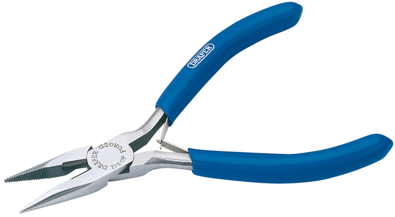 115mm Spring Loaded Long Nose Pliers - 19647 