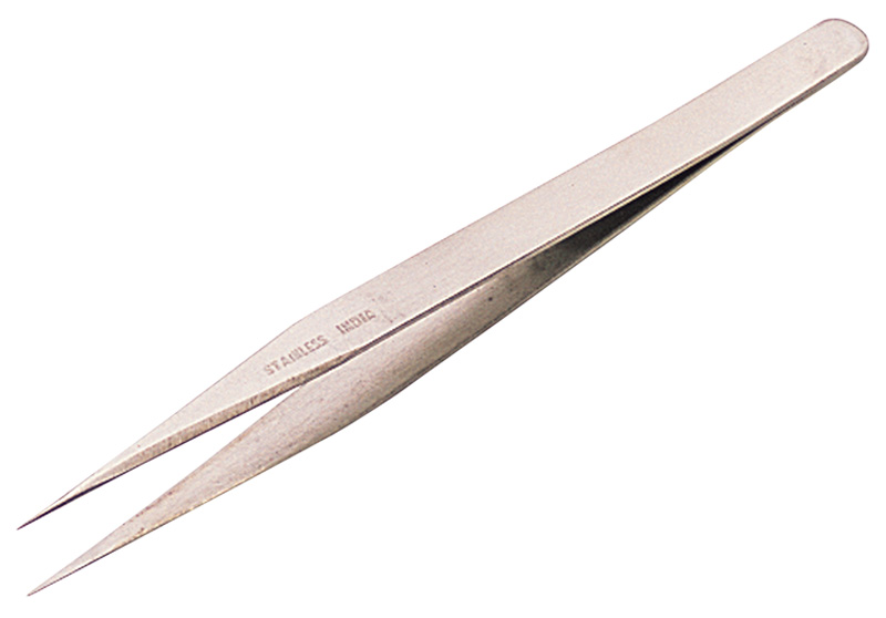 120mm Fine Point Straight Tweezers - 19670 