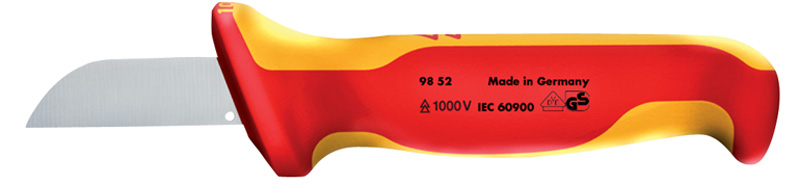 Expert 180mm Fully Insulated Knipex Cable Knife - 21489 