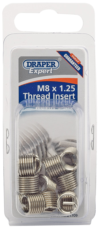 Expert M8 X 1.25 Metric Thread Insert Refill Pack (12) - 21709 