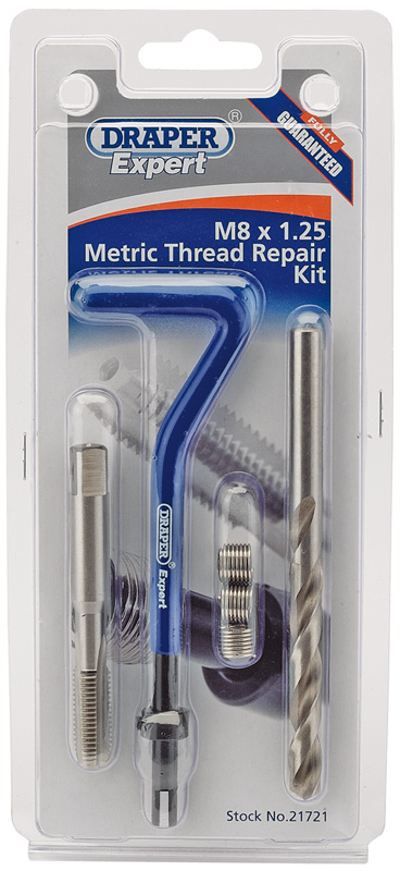 Expert M8 X 1.25 Metric Thread Repair Kit - 21721 