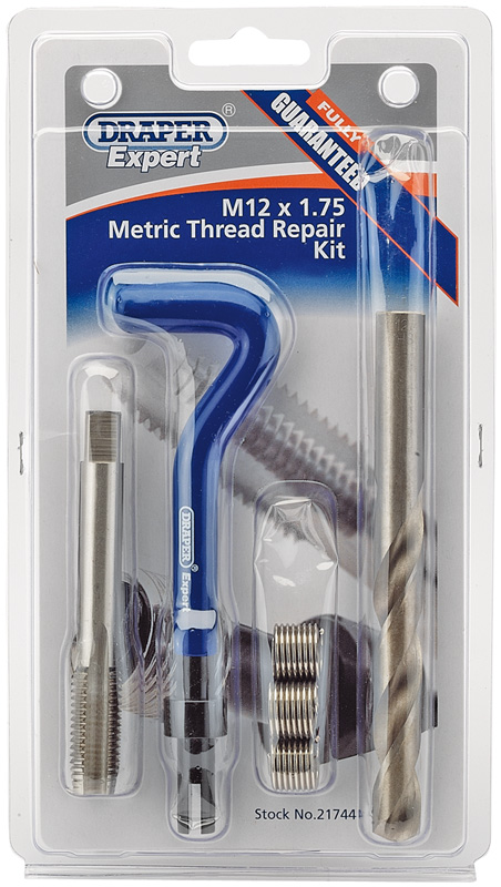 Expert M12 X 1.75 Metric Thread Repair Thread Kit - 21744 