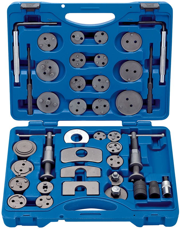 Expert 39 Piece Brake Piston Wind Back Tool Kit - 21859 