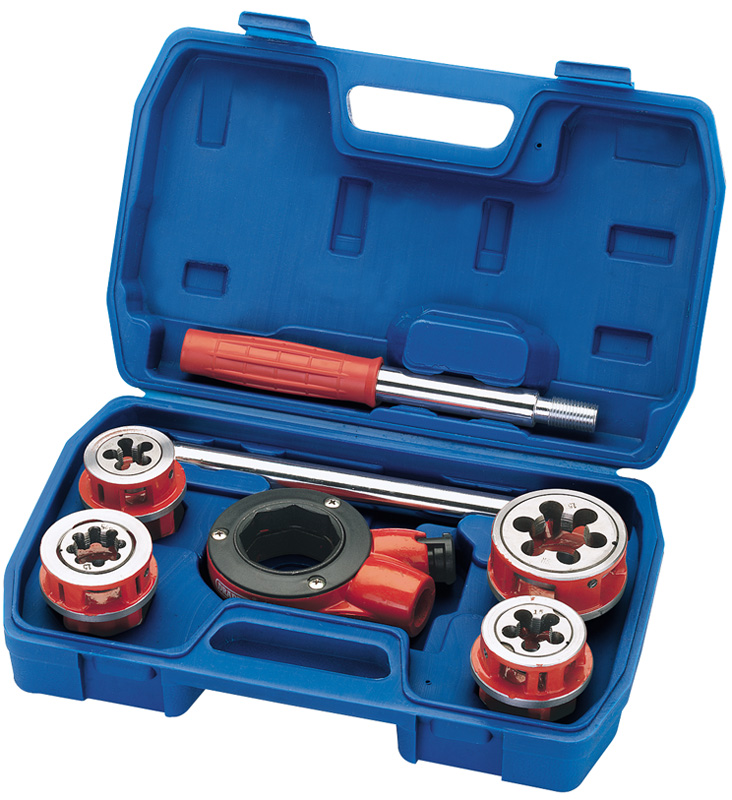 7 Piece Imperial Ratchet Pipe Threading Kit - 22498 