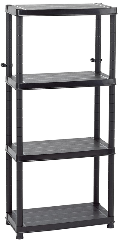 4 Tier Plastic Shelving Unit - 23230 