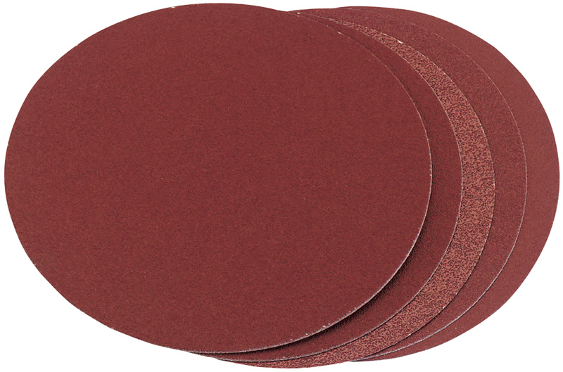 Five 150mm 100 Grit Aluminium Oxide Sanding Discs - 23365 