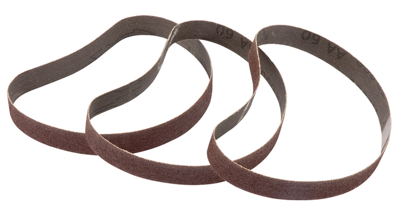 20 X 460mm 60 Grit Abrasive Belts (3) For Air Belt Sanding Kit 14261 - 23426 