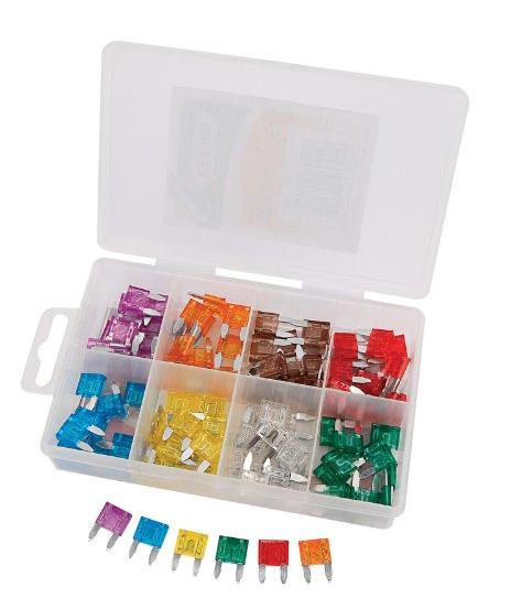 100 Piece Mini Automotive Plug-In Fuse Assortment - 24311 