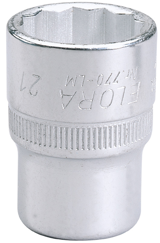 21mm 1/2" Square Drive Elora Bi-Hexagon Socket - 24666 