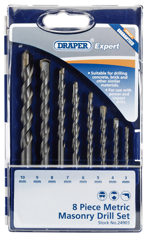 Expert 8 Piece Masonry Drill Set - 24903 