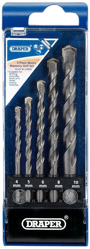 5 Piece Masonry Drill Set - 24909 