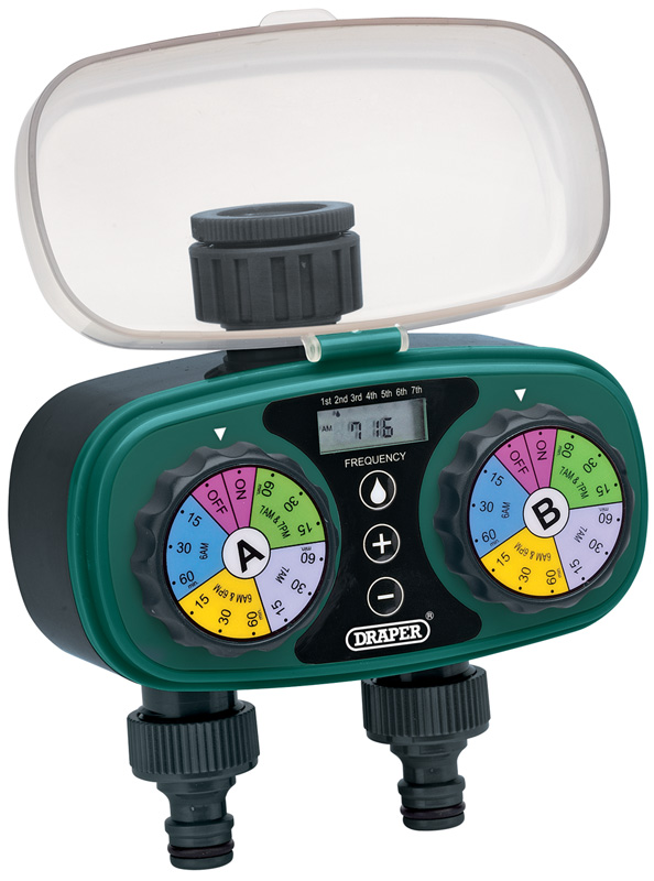 Digital Electronic Double Water Timer - 24962 - DISCONTINUED 