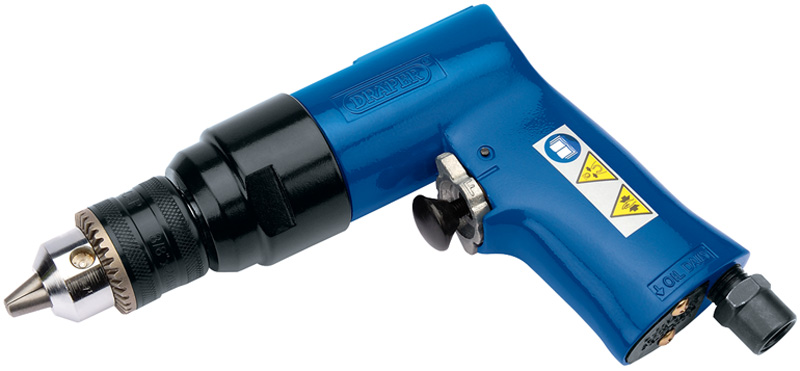 Reversible Air Drill With 10mm Geared Chuck - 27026 