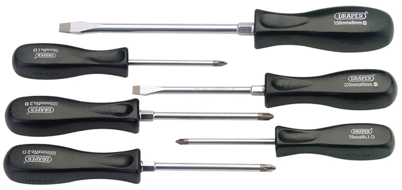 6 Piece Mechanics Screwdriver Set - 27029 