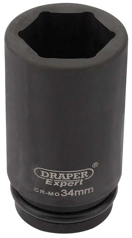 Expert 34mm 3/4" Square Drive Hi-Torq® 6 Point Deep Impact Socket - 27142 