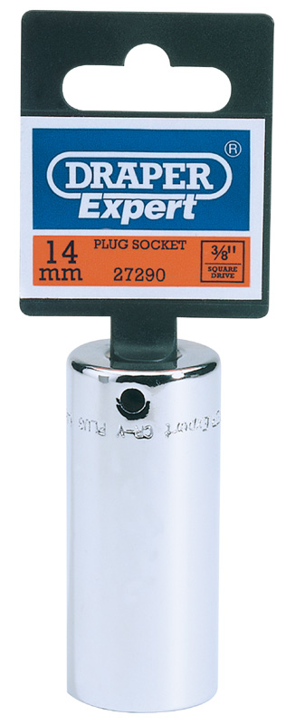 Expert 14mm Plug (21mm Socket) 3/8" Square Drive Hi-Torq® 6 Point Spark Plug Socket - 27290 