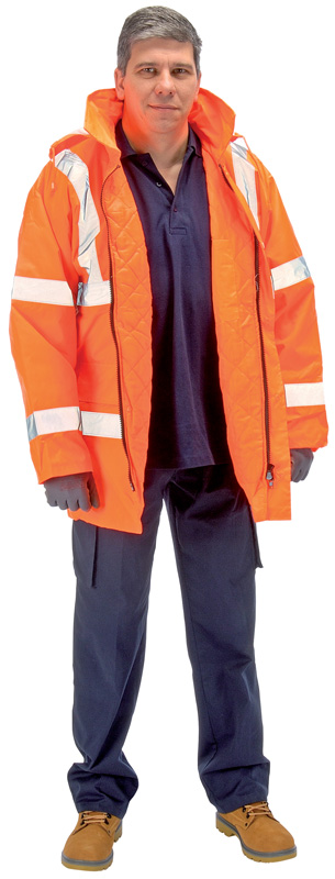 Expert High Visibility Traffic Jacket To EN471 Class 3 And EN343 Class 3 - Size XL - 27459 