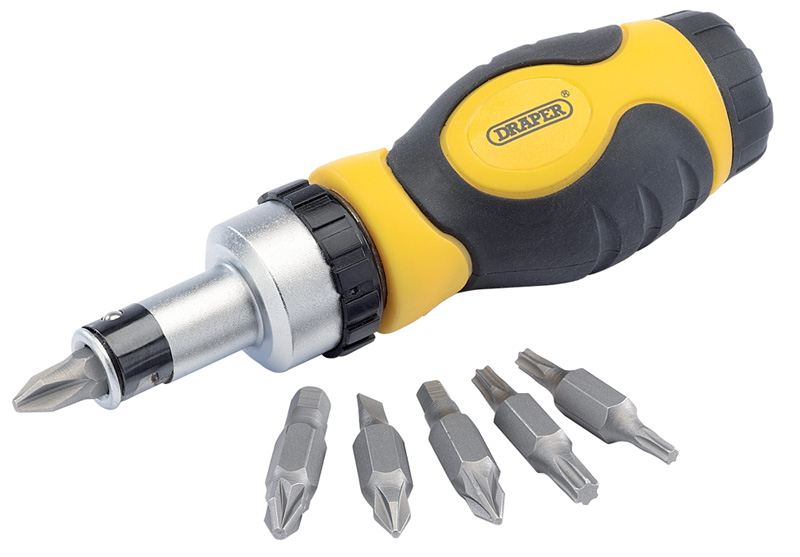 DIY Series 6 Piece Ratchet Screwdriver And Bit Set - 27850 