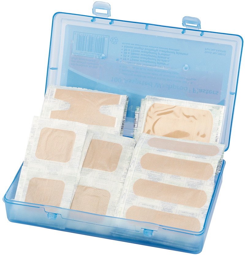 100 Assorted Washproof Plaster Kit - 28015 