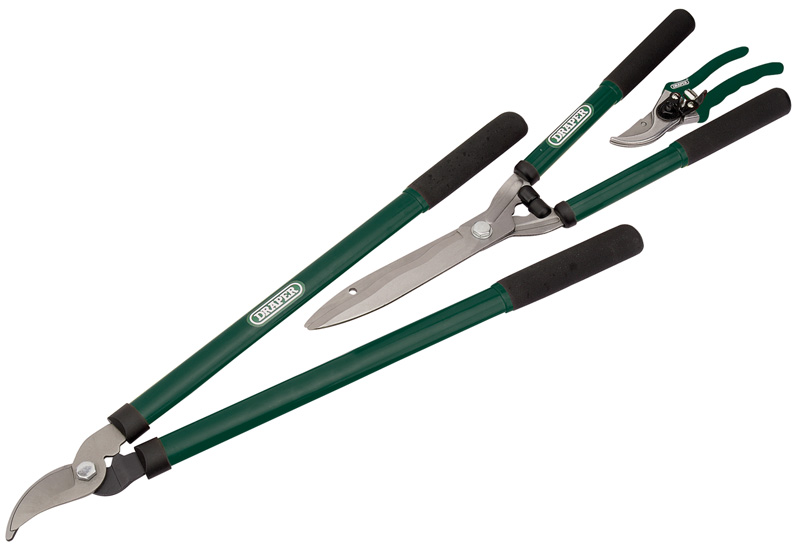 3 Piece Lopper, Shears And Secateur Set - 28210 