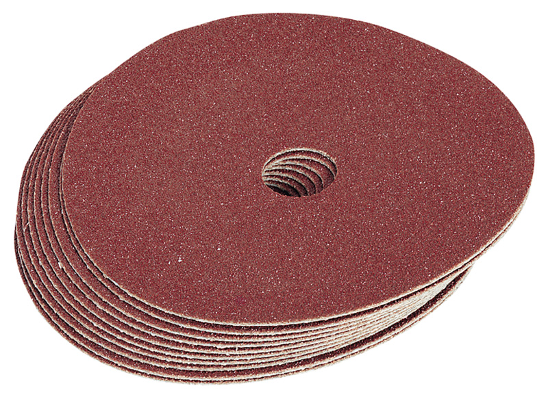 100mm 36grit Aluminium Oxide Sanding Discs Pack Of 10 - 29082 