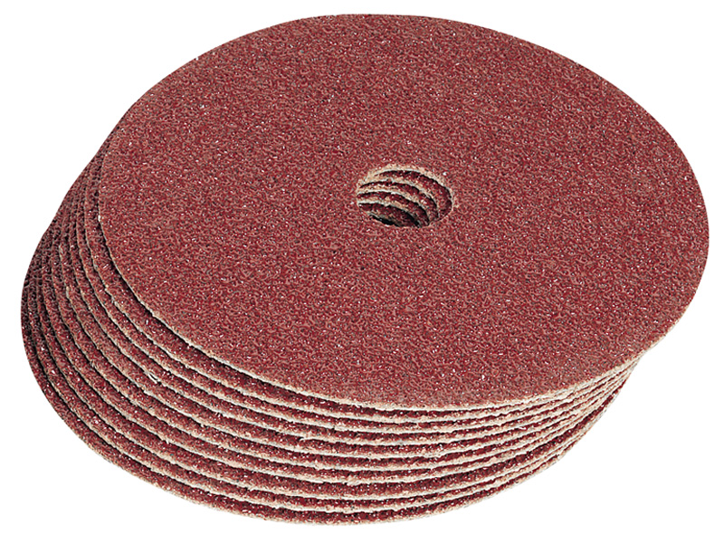 100mm 60 Grit Aluminium Oxide Sanding Discs Pack Of 10 - 29083 