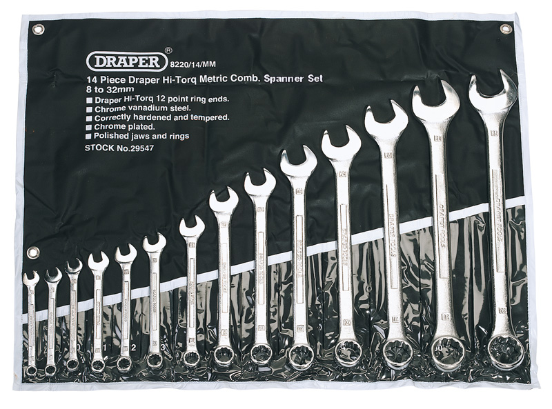 14 Piece Metric Combination Spanner Set - 29547 