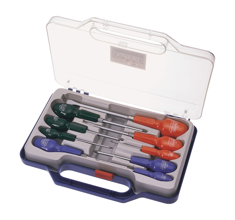 9 Piece Cabinet Pattern Screwdriver Set - 29613 