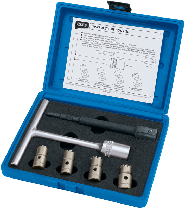 Expert 6 Piece Diesel Injector Seat Cutter Set - 30823 