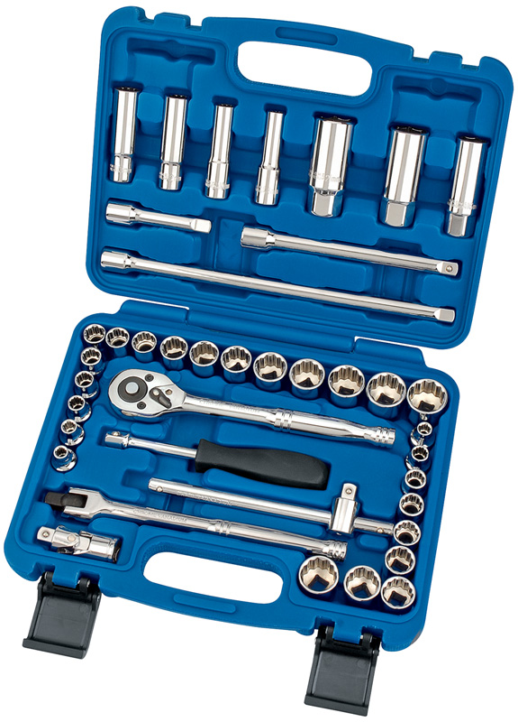 Expert 40 Piece 3/8" Square Drive MM/AF Combined Socket Set - 31058 