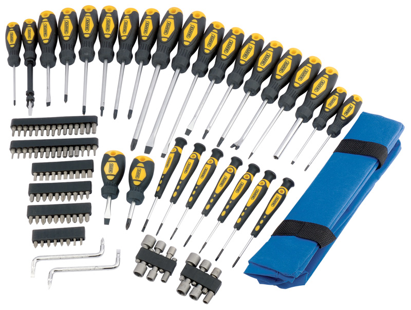 DIY Series 111 Piece Soft Grip Screwdriver And Bit Set - 31154 