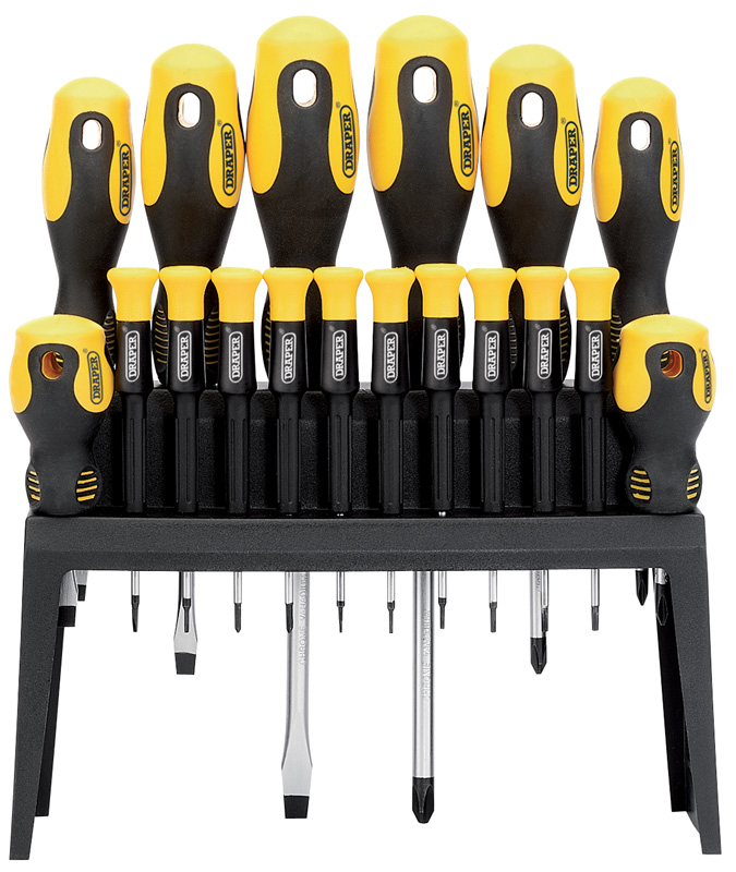 DIY Series 18 Piece Soft Grip Screwdriver Set - 31158 