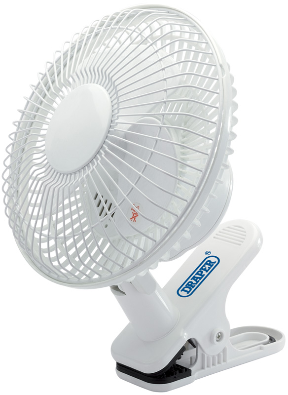 6" 230V Clip-on Desk Fan - 31533 