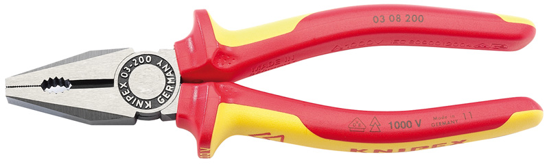 Expert Knipex 200mm Fully Insulated Combination Pliers - 31920 